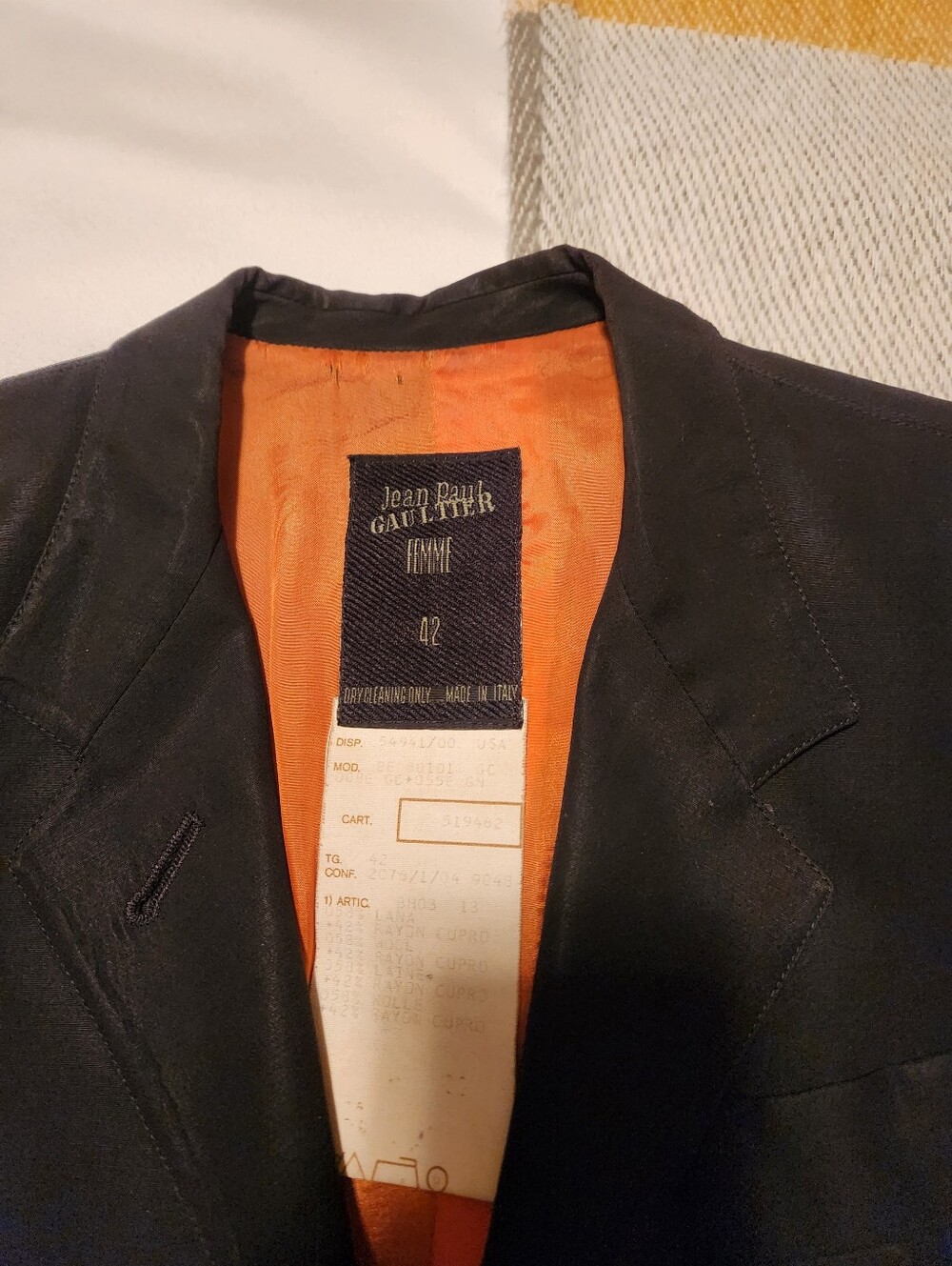 Designer Jean Paul Gaultier Blazer